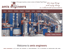 Tablet Screenshot of amisengineers.com